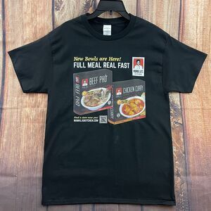 Mama La's Kitchen T Shirt Mens Medium Black Beef Pho Chicken Curry Ramen Bowls